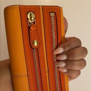 NWT Coach Orange Wallet